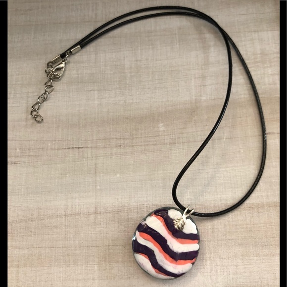 Glass pendant necklace Handmade necklace boho - Picture 12 of 12